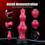 Hati 8 Inch Squirting Wolf Dildo with Inflatable Knot - Tarisss Sex Toy Store