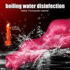 Hati 8 Inch Squirting Wolf Dildo with Inflatable Knot - Tarisss Sex Toy Store