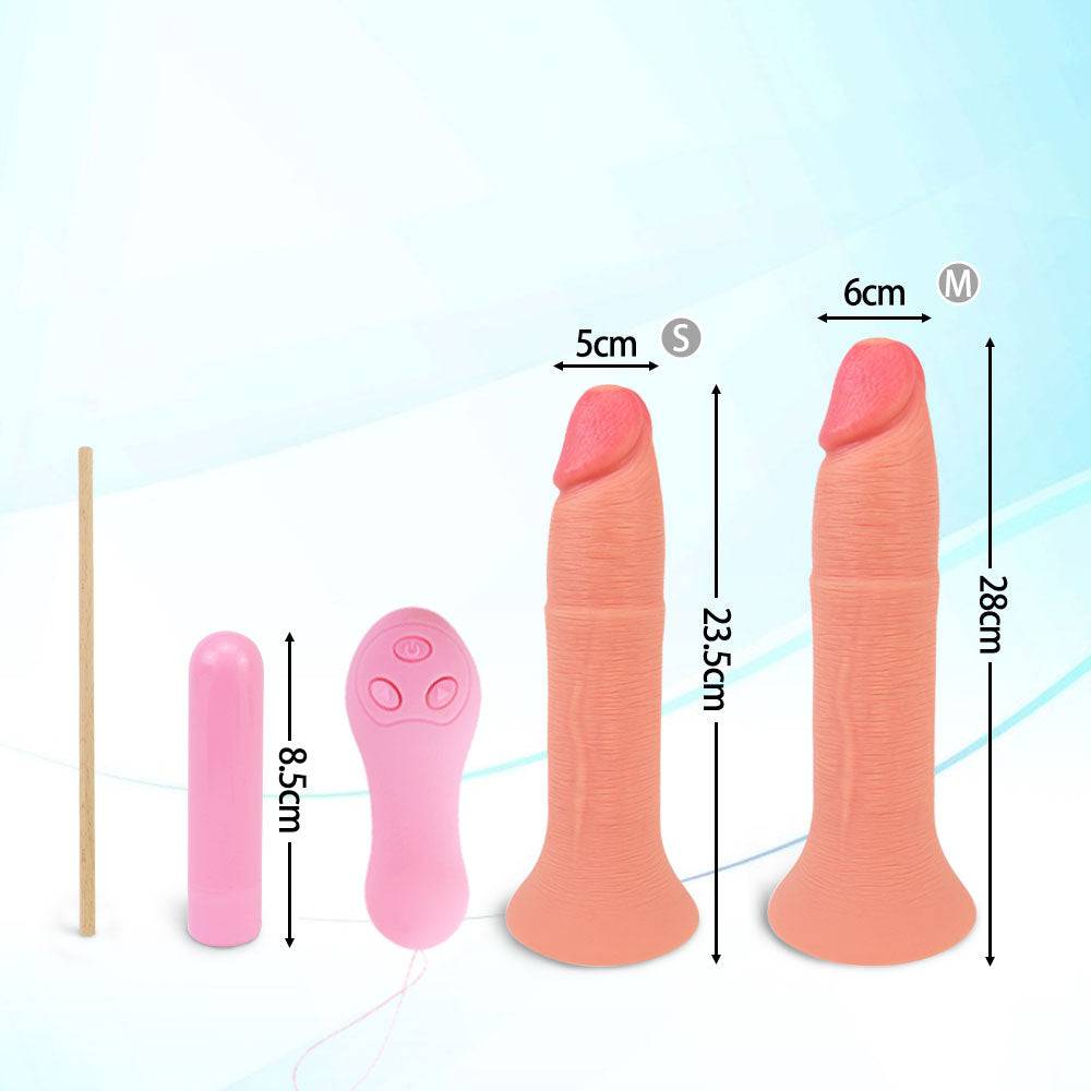 Havoc 11 Inch Remote Control Vibrating Realistic Dildo - Tarisss Sex Toy Store
