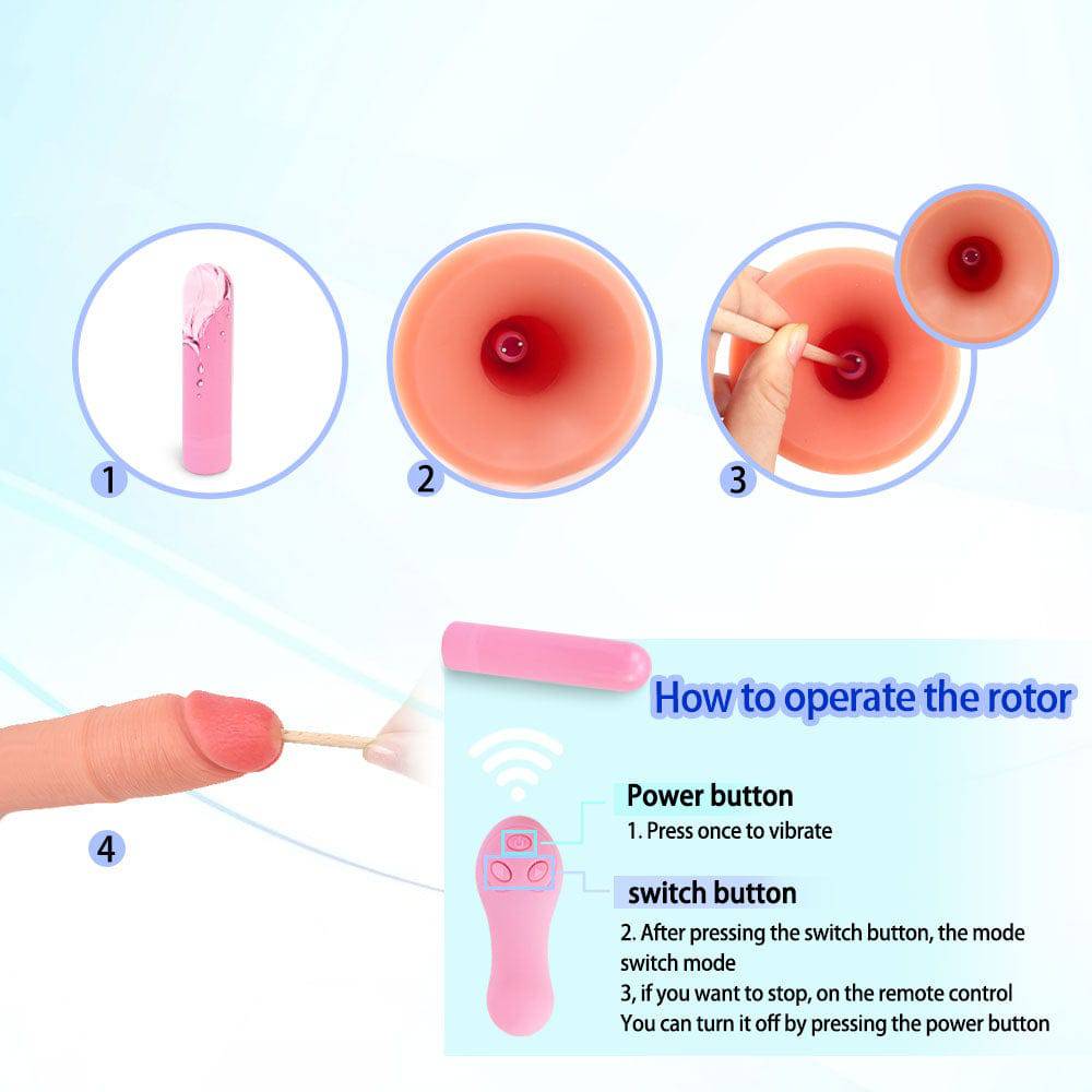Havoc 11 Inch Remote Control Vibrating Realistic Dildo - Tarisss Sex Toy Store