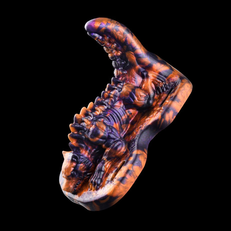 Blood Moon Demon Wolf Fantasy Beast Grinder | Platinum Silicone Grinding Sex Toy