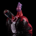 Dual-Channel Silicone Pocket Pussy & Dog Dildo — Alien Beast Silicone Couple Sex Toy