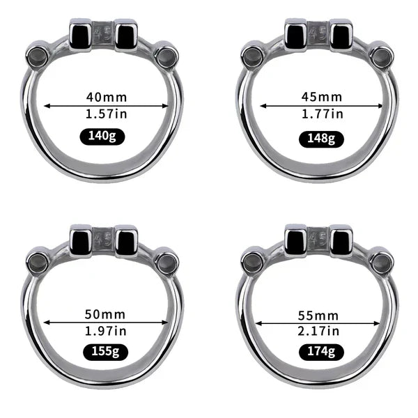 Heavy Duty Flat Chastity Cage