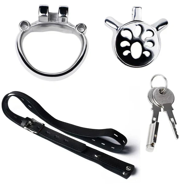 Heavy Duty Flat Chastity Cage