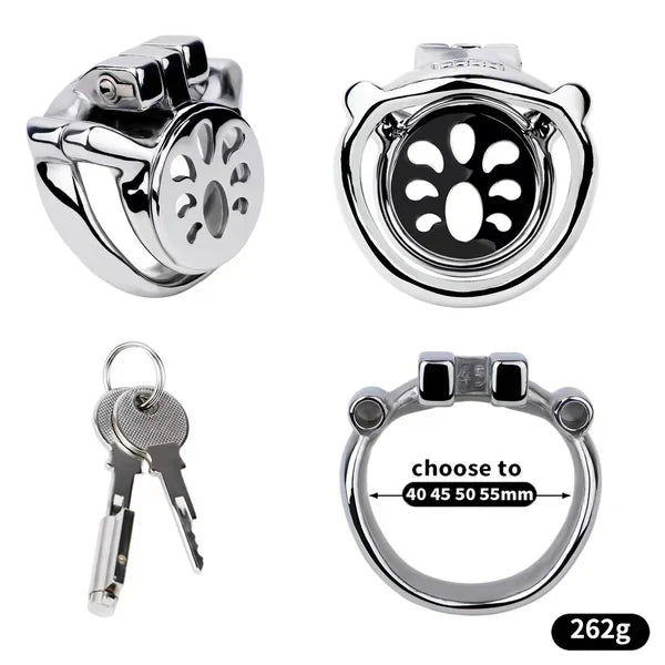 Heavy Duty Flat Chastity Cage