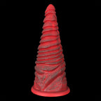 Heavyweight Spiral Silicone Anal Plug with Strong Suction Base (11.2") - Tarisss Sex Toy Store