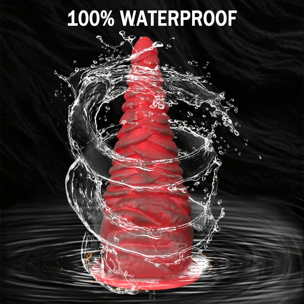 Heavyweight Spiral Silicone Anal Plug with Strong Suction Base (11.2") - Tarisss Sex Toy Store