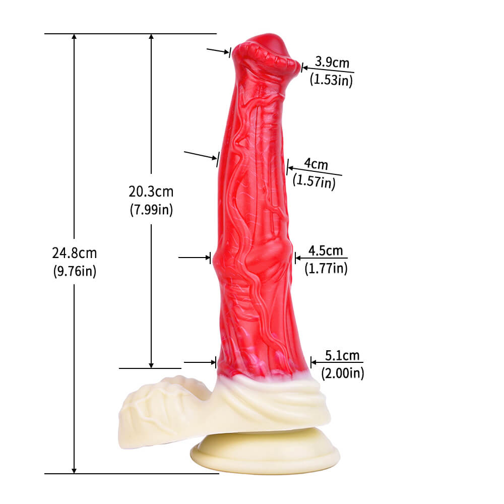 Hell Fire Gallop 9 Inch Horse Dildo - Tarisss Sex Toy Store