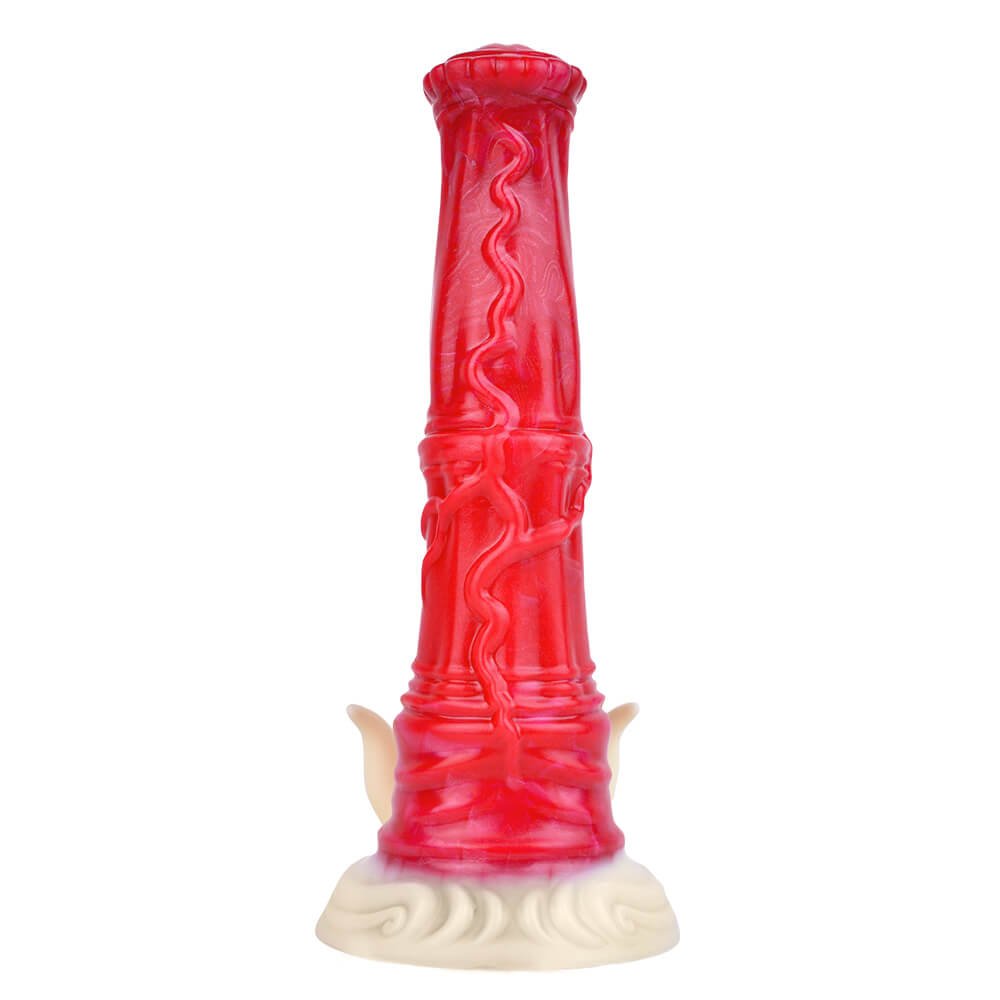 Hell Fire Horned Stallion 9 Inch Horse Dildo - Tarisss Sex Toy Store