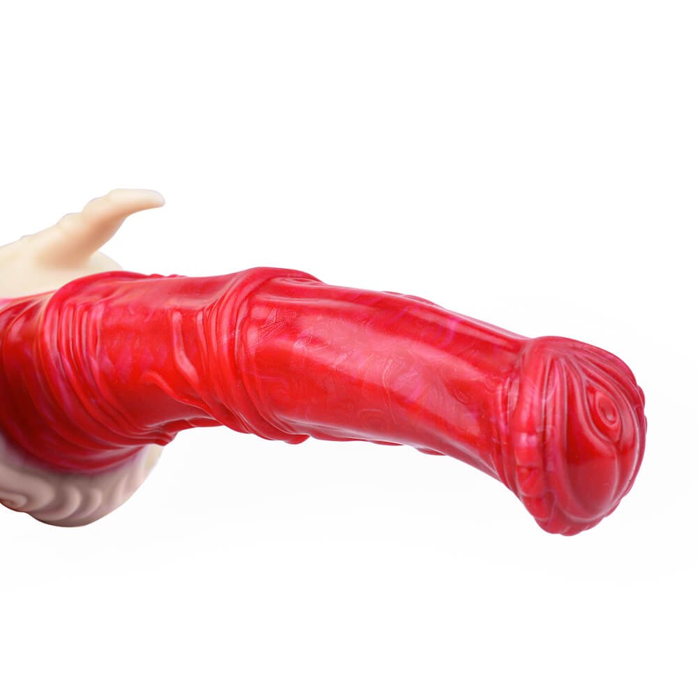 Hell Fire Horned Stallion 9 Inch Horse Dildo - Tarisss Sex Toy Store