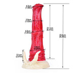 Hell Fire Horned Stallion 9 Inch Horse Dildo - Tarisss Sex Toy Store