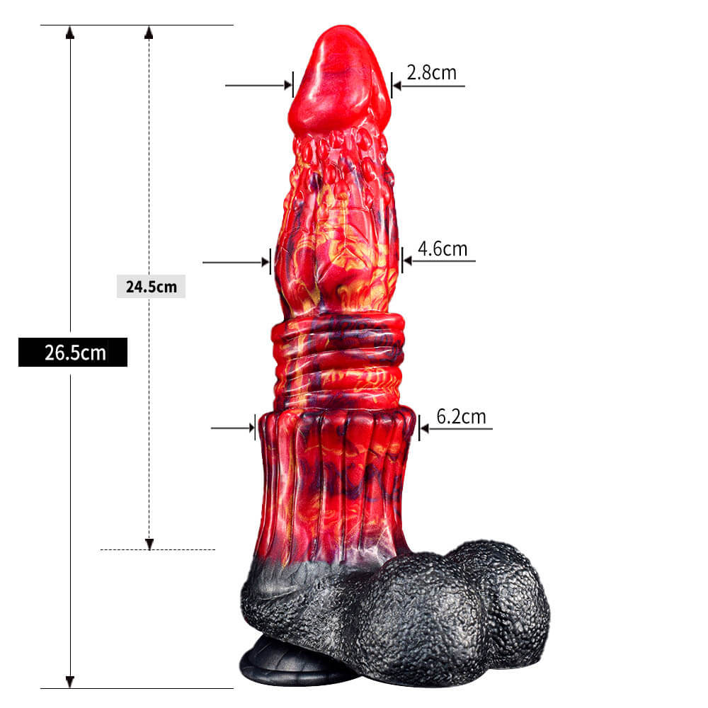 Hellok 10 Inch Silicone Creature Dildo - Tarisss Sex Toy Store