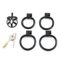 Hollow out glans chastity lock