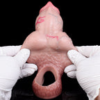 Horse Form Realistic Silicone Penis Sleeve（Closed - End） - Tarisss Sex Toy Store