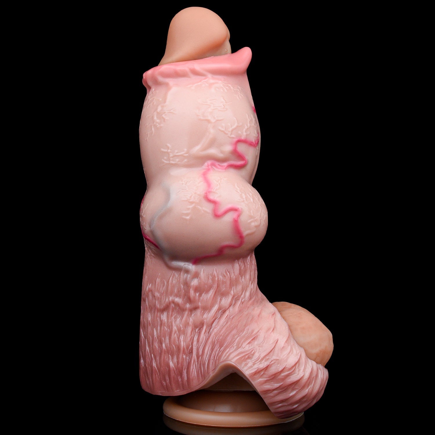 Horse Form Realistic Silicone Penis Sleeve（Open - End） - Tarisss Sex Toy Store