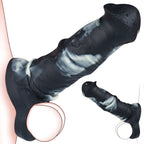 Horse Silicone Penis Sleeve Extender with Suction Base - Tarisss Sex Toy Store