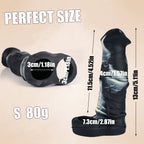 Horse Silicone Penis Sleeve Extender with Suction Base - Tarisss Sex Toy Store