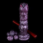 Fantasy Ovipositor Dildo with Eggs — Monster Creature Cock | Platinum Silicone