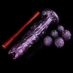 Fantasy Ovipositor Dildo with Eggs — Monster Creature Cock | Platinum Silicone