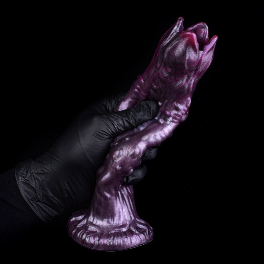 Fantasy Ovipositor Dildo with Eggs — Monster Creature Cock | Platinum Silicone