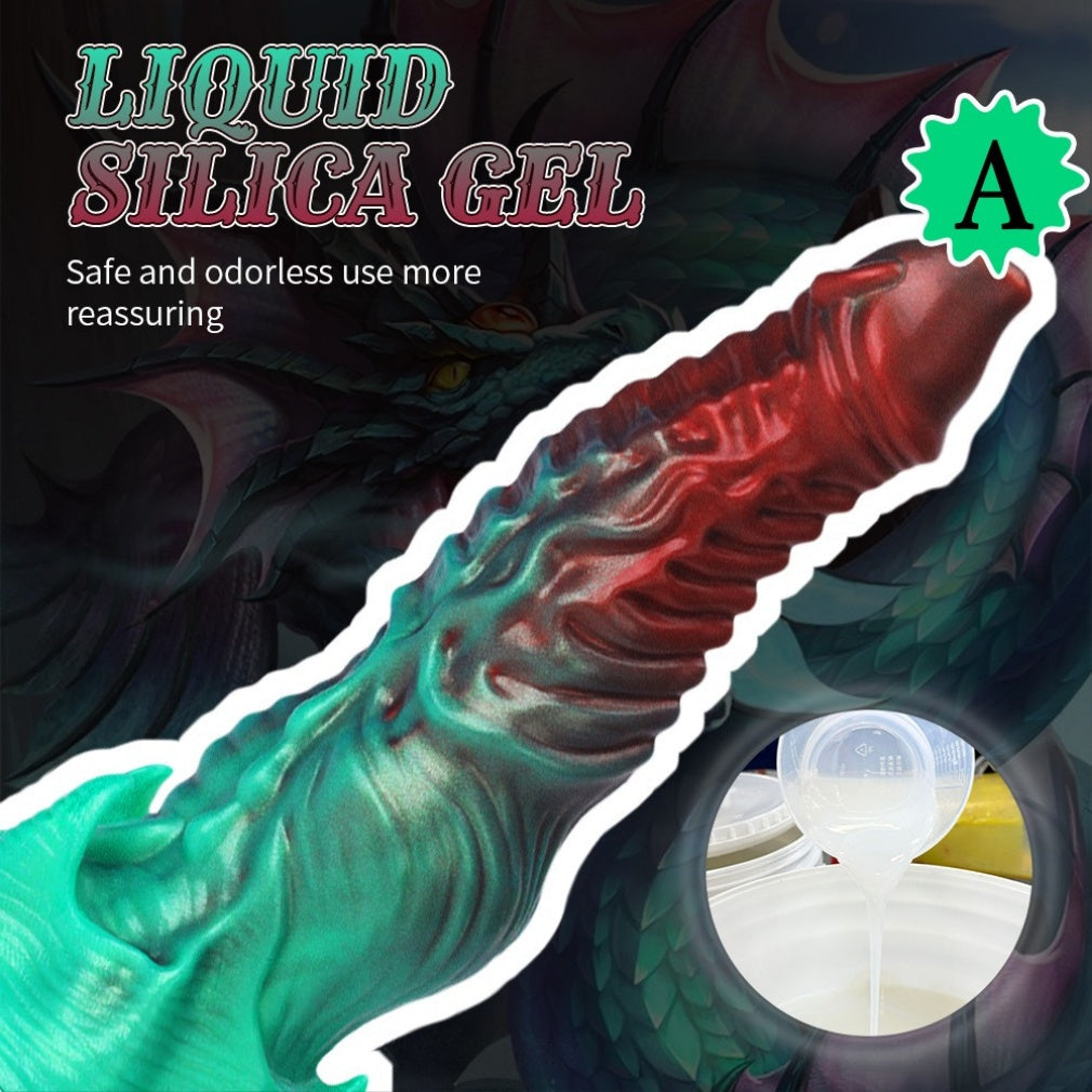 Glow in the Dark Alien Dildo – Luminous Spiral Texture Monster Dildo with Suction Cup S/M/L | Domlust