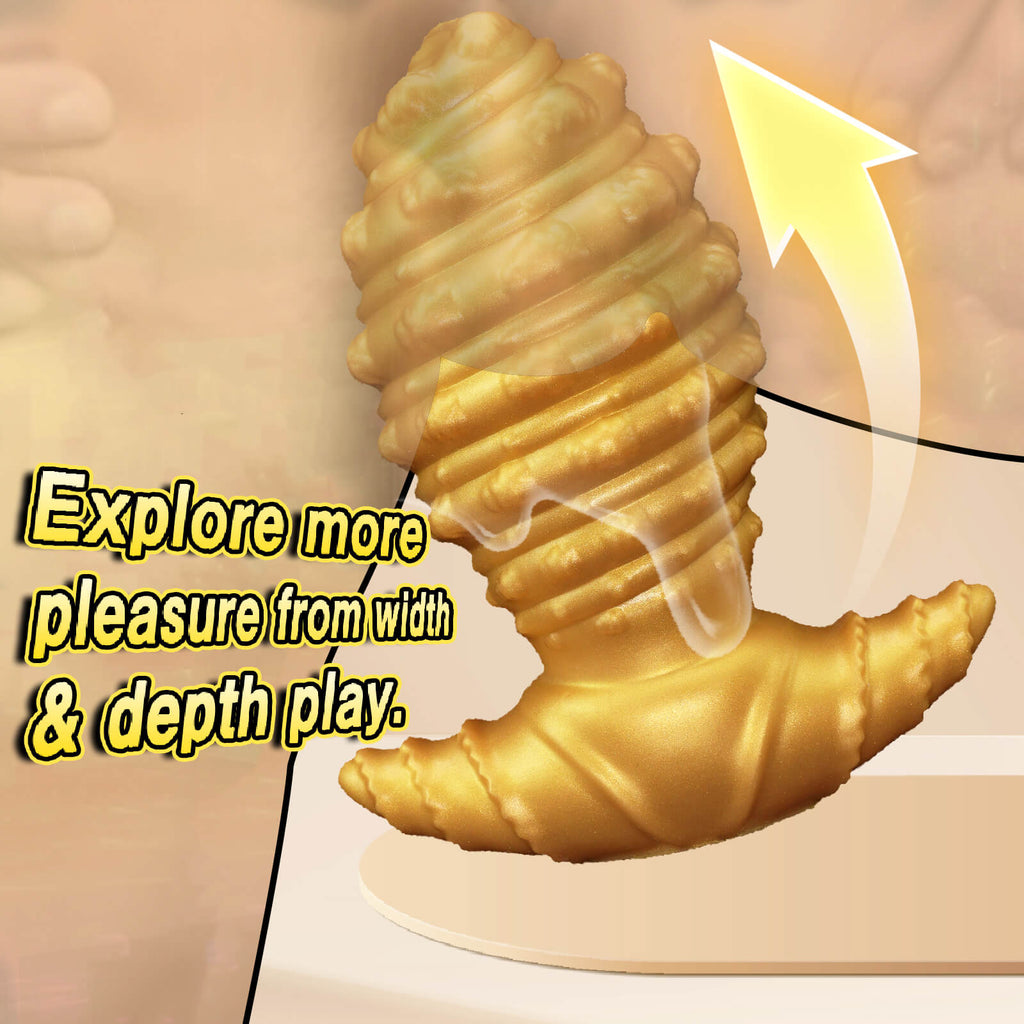 Huge Anal Butt Plug with Anchor - shaped Base - Tarisss Sex Toy Store