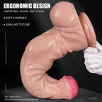 Huge Fantasy Silicone Dildo with Suction Cup - Tarisss Sex Toy Store