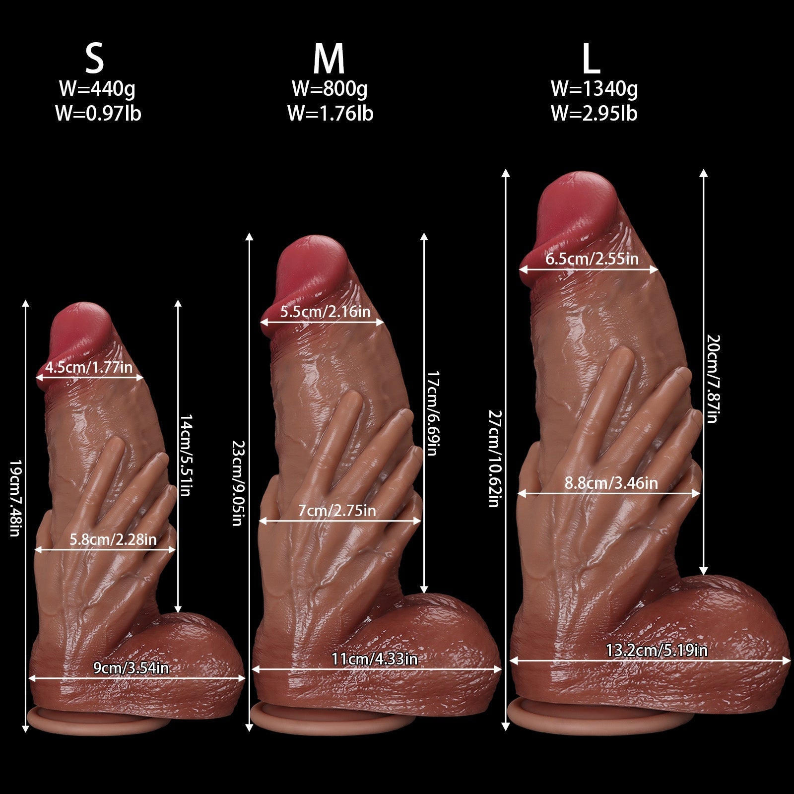 Hyper Realistic Dildo with Balls - Tarisss Sex Toy Store