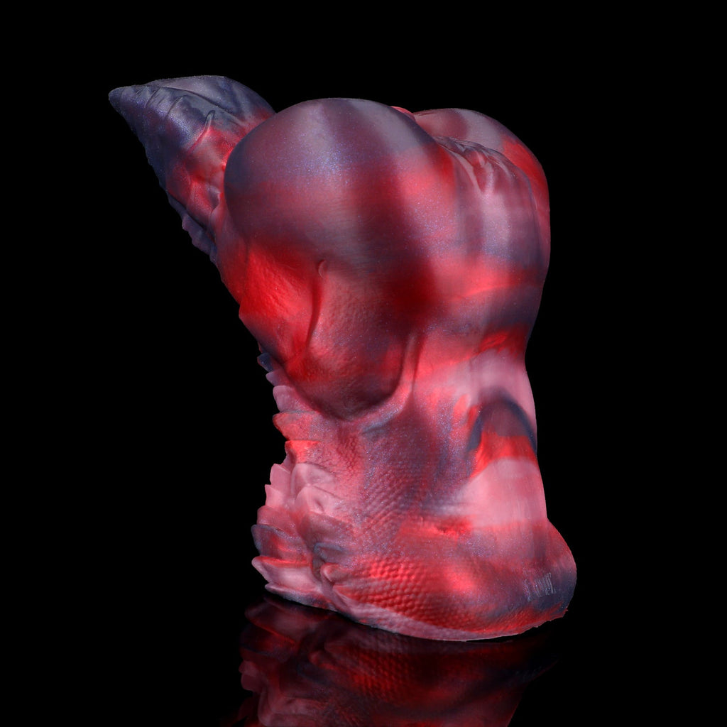 Scarlet-Scaled T-Rex Dragon Pocket Pussy – Fantasy Beast Sex Doll for Male Sex Toys
