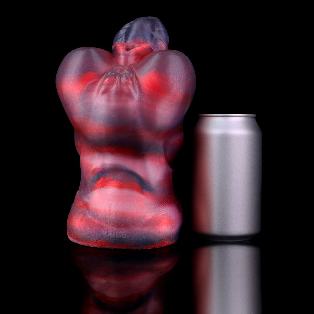 Scarlet-Scaled T-Rex Dragon Pocket Pussy – Fantasy Beast Sex Doll for Male Sex Toys