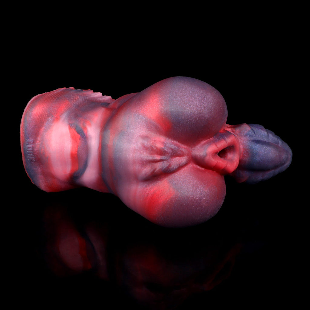 Scarlet-Scaled T-Rex Dragon Pocket Pussy – Fantasy Beast Sex Doll for Male Sex Toys