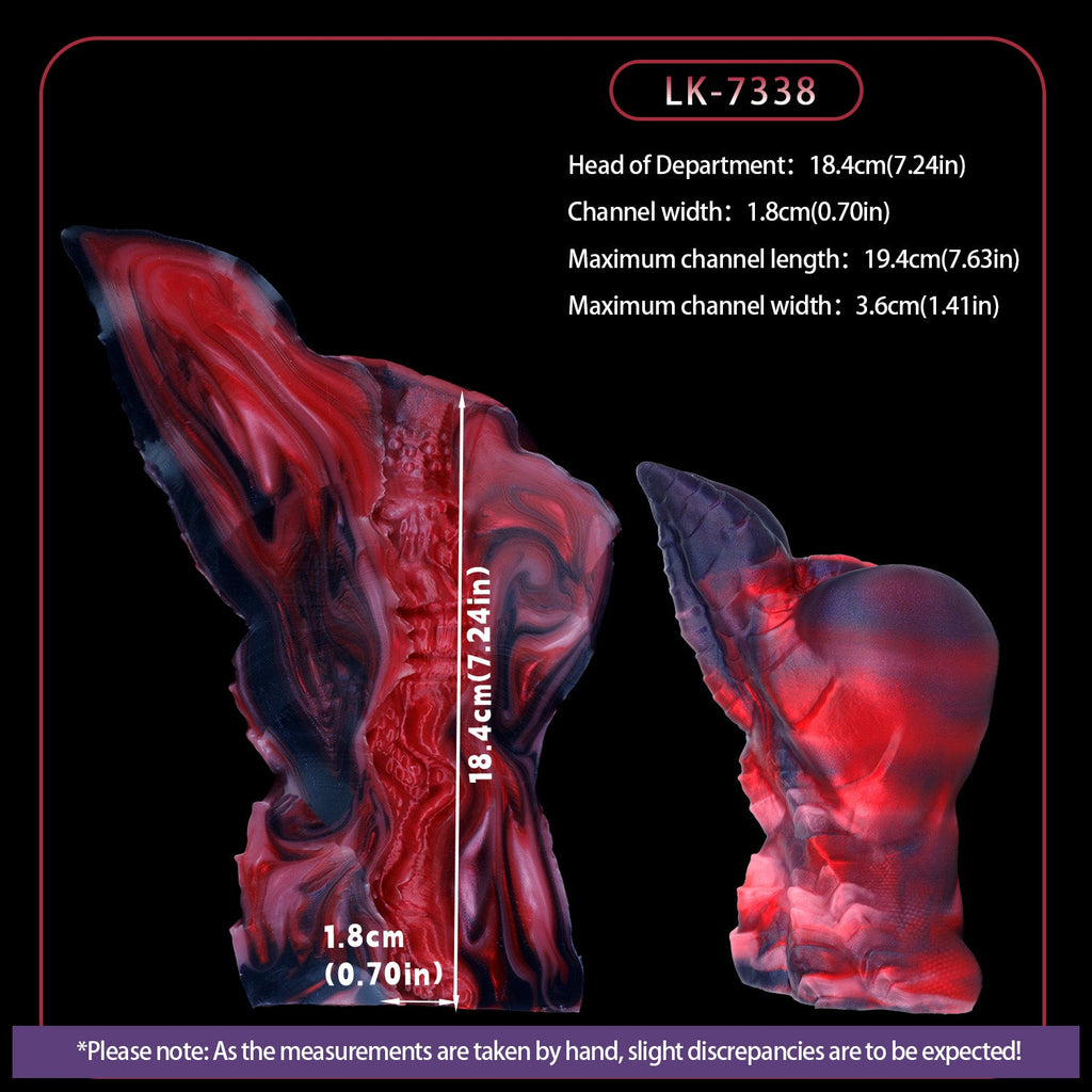 Scarlet-Scaled T-Rex Dragon Pocket Pussy – Fantasy Beast Sex Doll for Male Sex Toys
