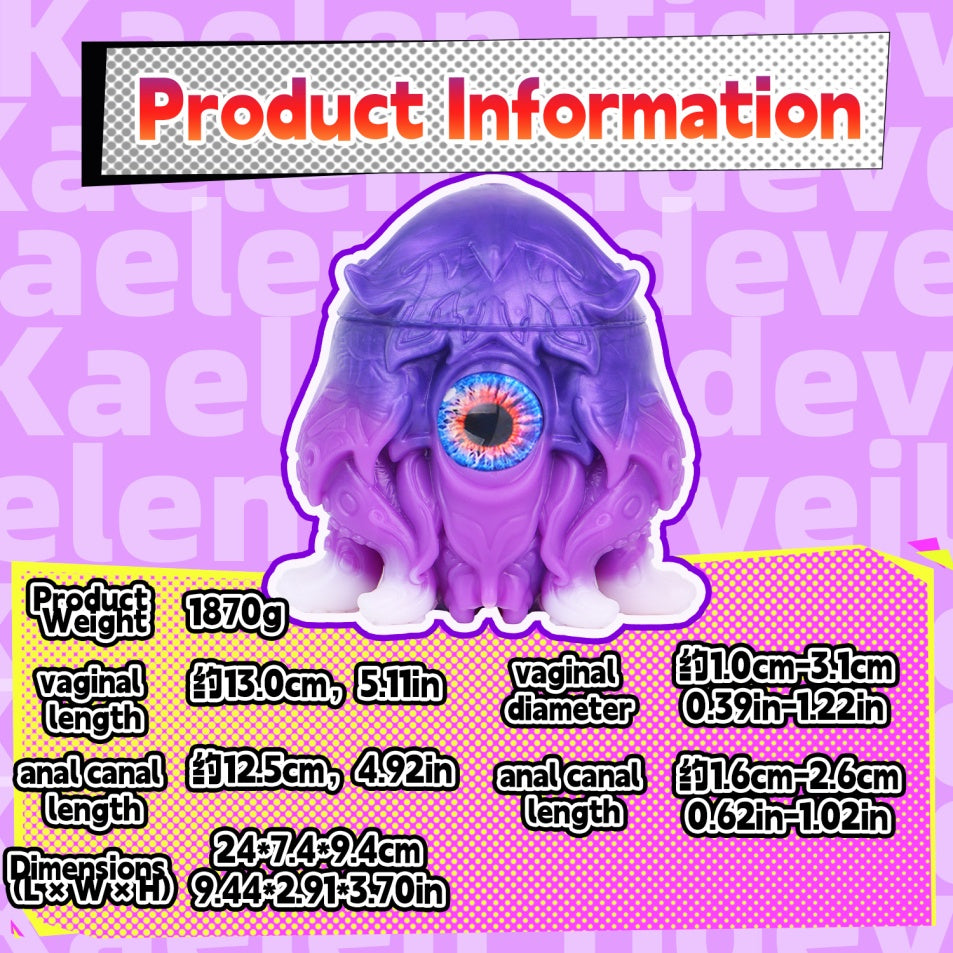Abyssal Eye Lord of Tides – Octopus Fantasy Pocket Pussy | Dual-Channel Alien Masturbator