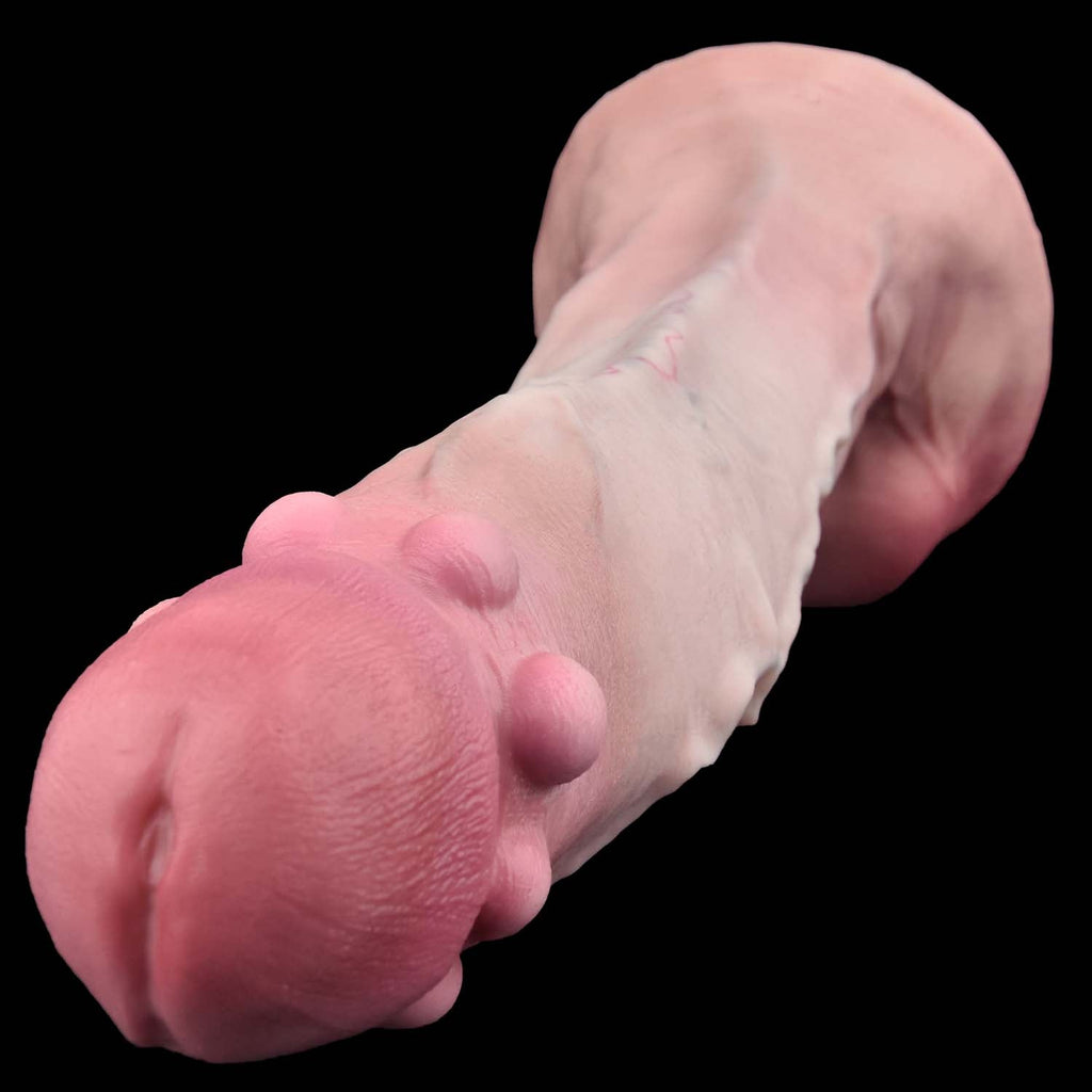 Massive Soul-Deep Huge Realistic Dildo | Dual-Density Platinum Silicone with Veiny Texture — Domlust