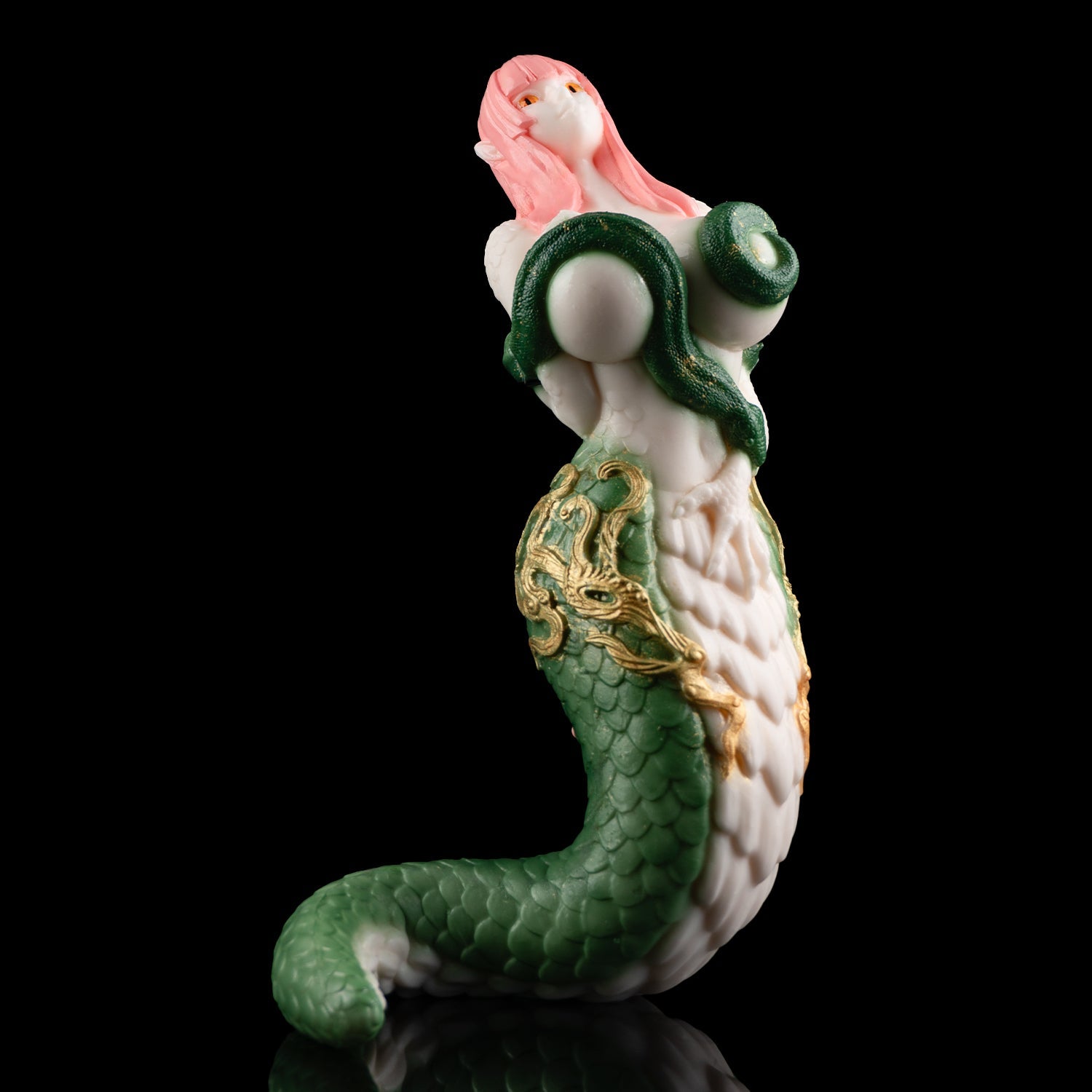 Platinum Silicone Full-Body Serpent Sex Doll — For Men Masterbating Who Crave Fantasy Intimacy