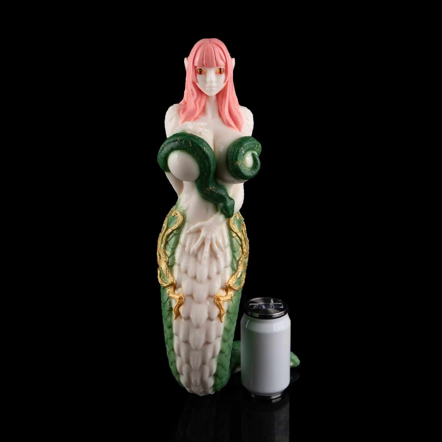Platinum Silicone Full-Body Serpent Sex Doll — For Men Masterbating Who Crave Fantasy Intimacy