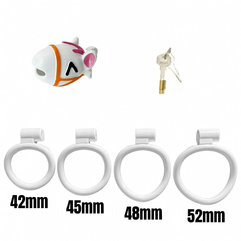Pony Play Horse Head Chastity Cage – Cute Pony Lock 42-52mm