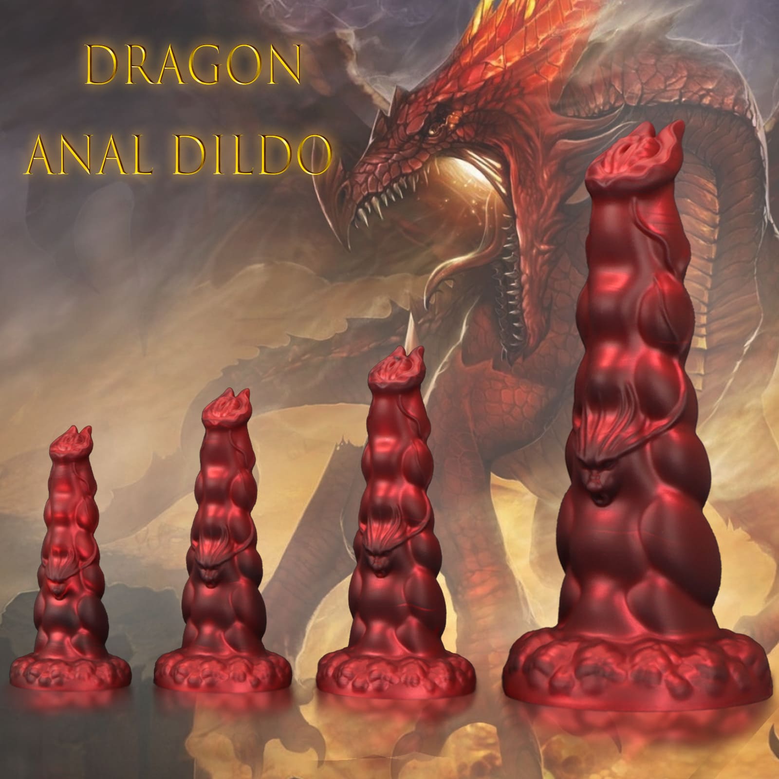 Infernal Beast - Monster Dildo - Fantasy Dildo - 5 Sizes