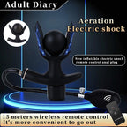 Inflatable Anal Plug with Electric Shock & Remote Control - Tarisss Sex Toy Store
