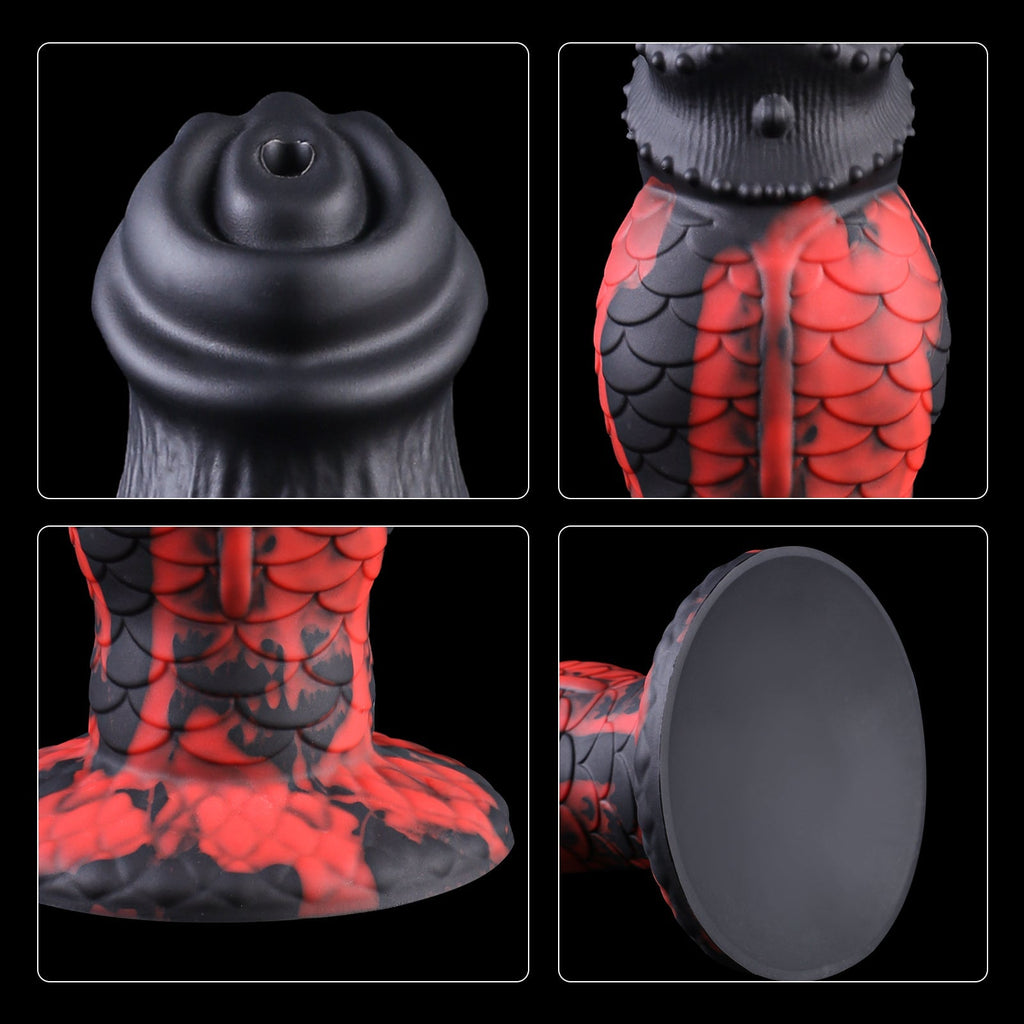 Inflatable Dragon Dildo with Suction Cup & Squirting Function - Tarisss Sex Toy Store