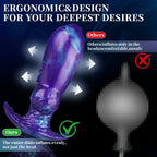 Inflatable Liquid Silicone Fantasy Plug with Wearable Hollow Design - Tarisss Sex Toy Store