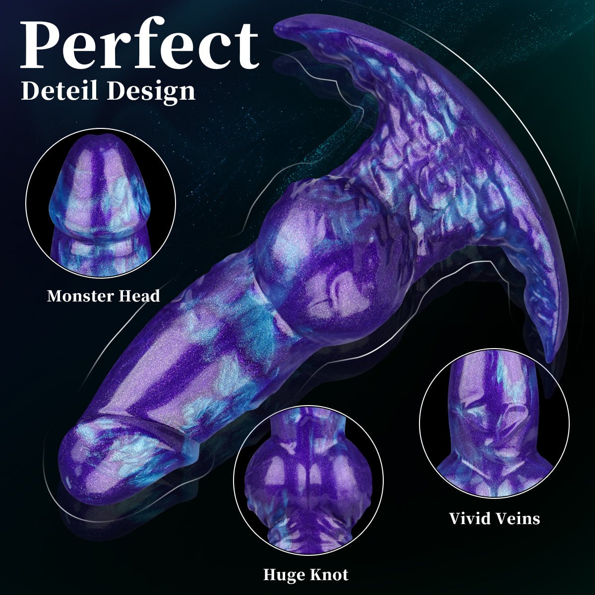 Inflatable Liquid Silicone Fantasy Plug with Wearable Hollow Design - Tarisss Sex Toy Store