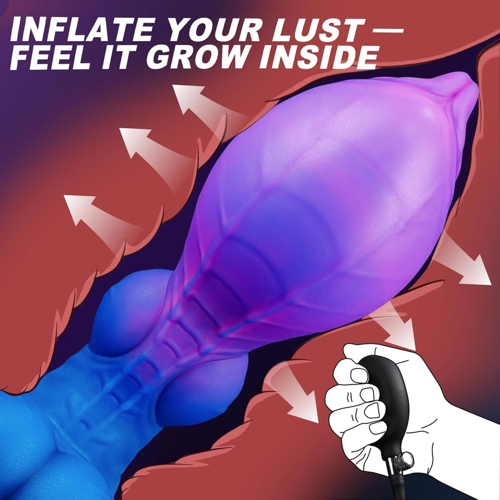 Inflatable Pterodactyl Dragon Butt Plug with Suction Cup - Tarisss Sex Toy Store