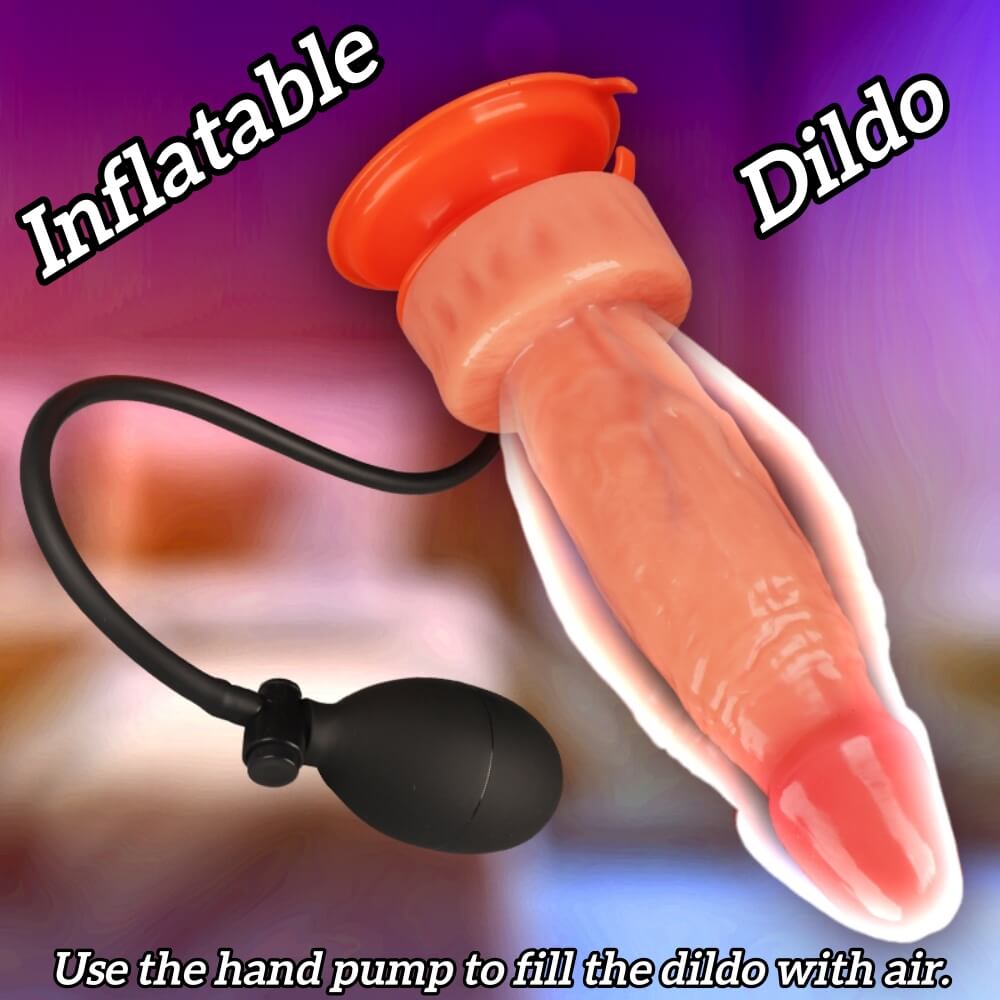 Inflatable Realistic Dildo - Tarisss Sex Toy Store
