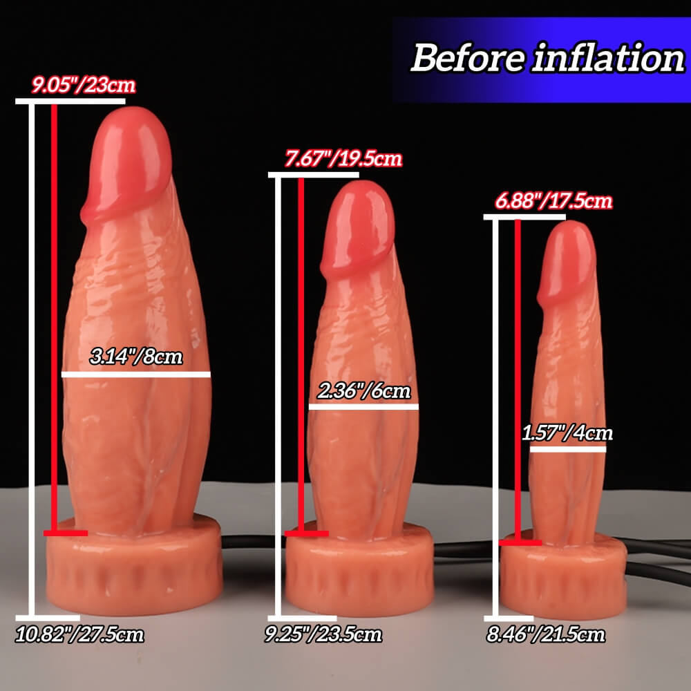 Inflatable Realistic Dildo - Tarisss Sex Toy Store