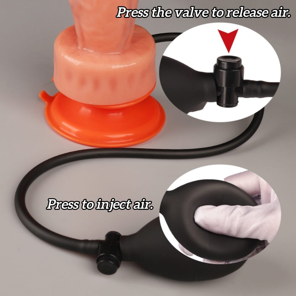 Inflatable Realistic Dildo - Tarisss Sex Toy Store