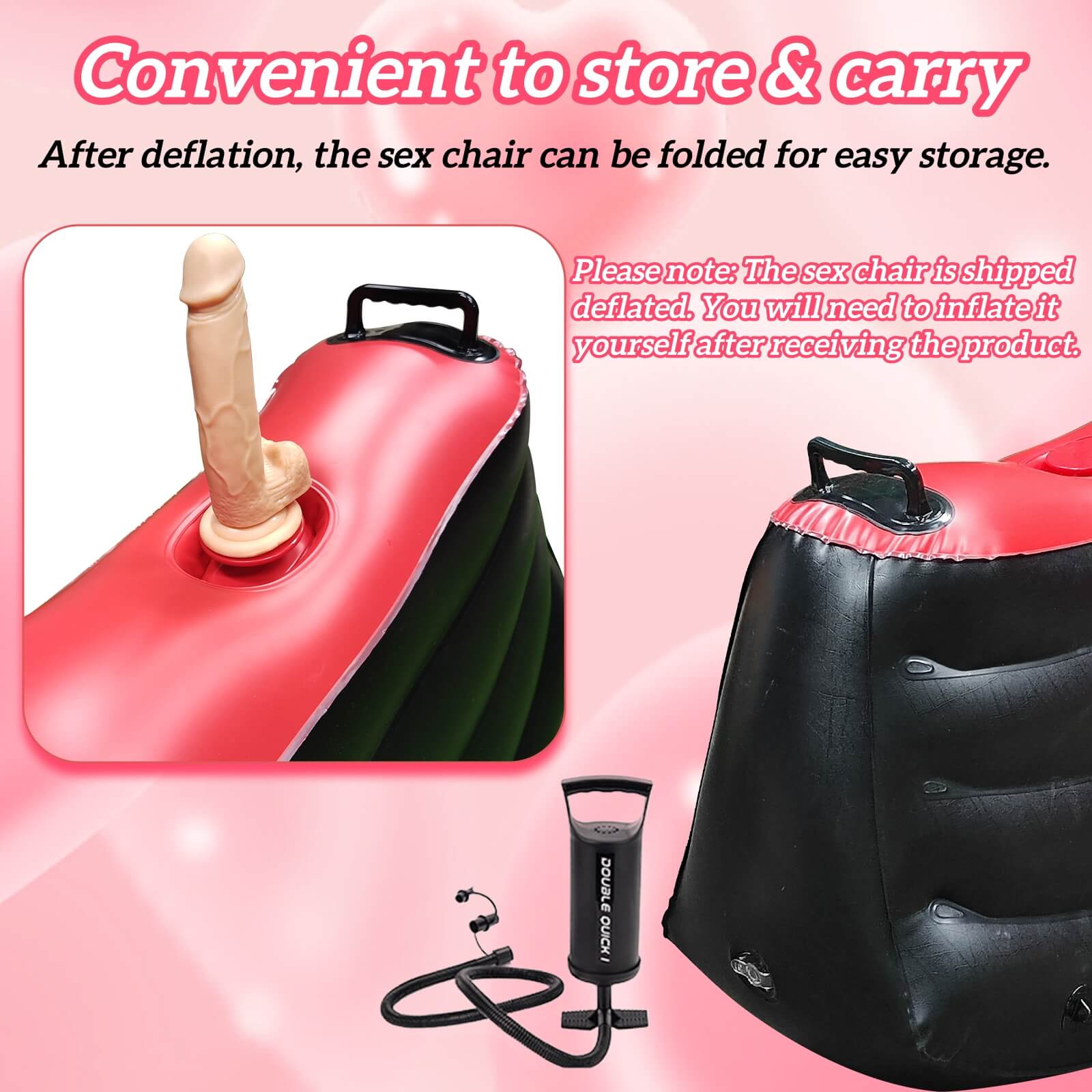 Inflatable Sex Cushion BDSM Bondage Chair - Tarisss Sex Toy Store