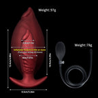 Inflatable Silicone Anal Butt Plug with Air Pump - Tarisss Sex Toy Store