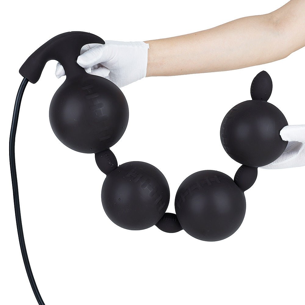Inflatable Silicone Anal Plug with Bulb Pump - Tarisss Sex Toy Store