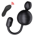 Inflatable Silicone Anal Plug with Expandable Dual Beads, Remote Control Large Butt Plug Prostate Massager with Flexible Stem, Training Dilator Toy - Tarisss Sex Toy Store